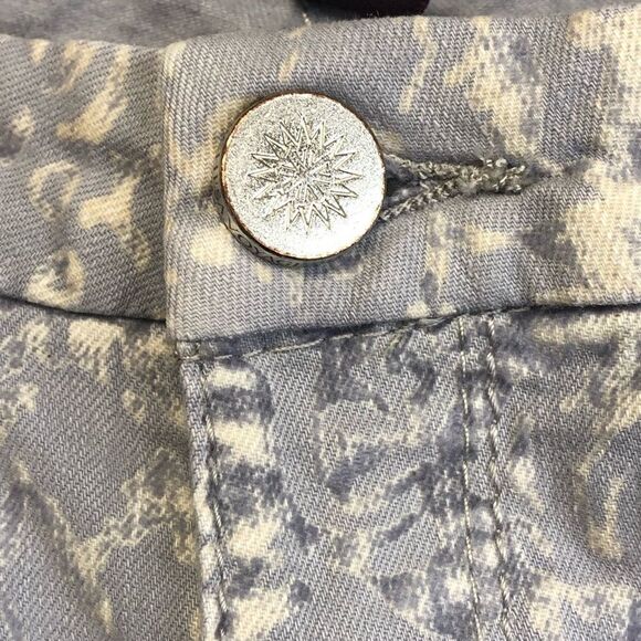 MARCHESA VOYAGE FLOCKED JACQUARD JEANS - Picture 10 of 11